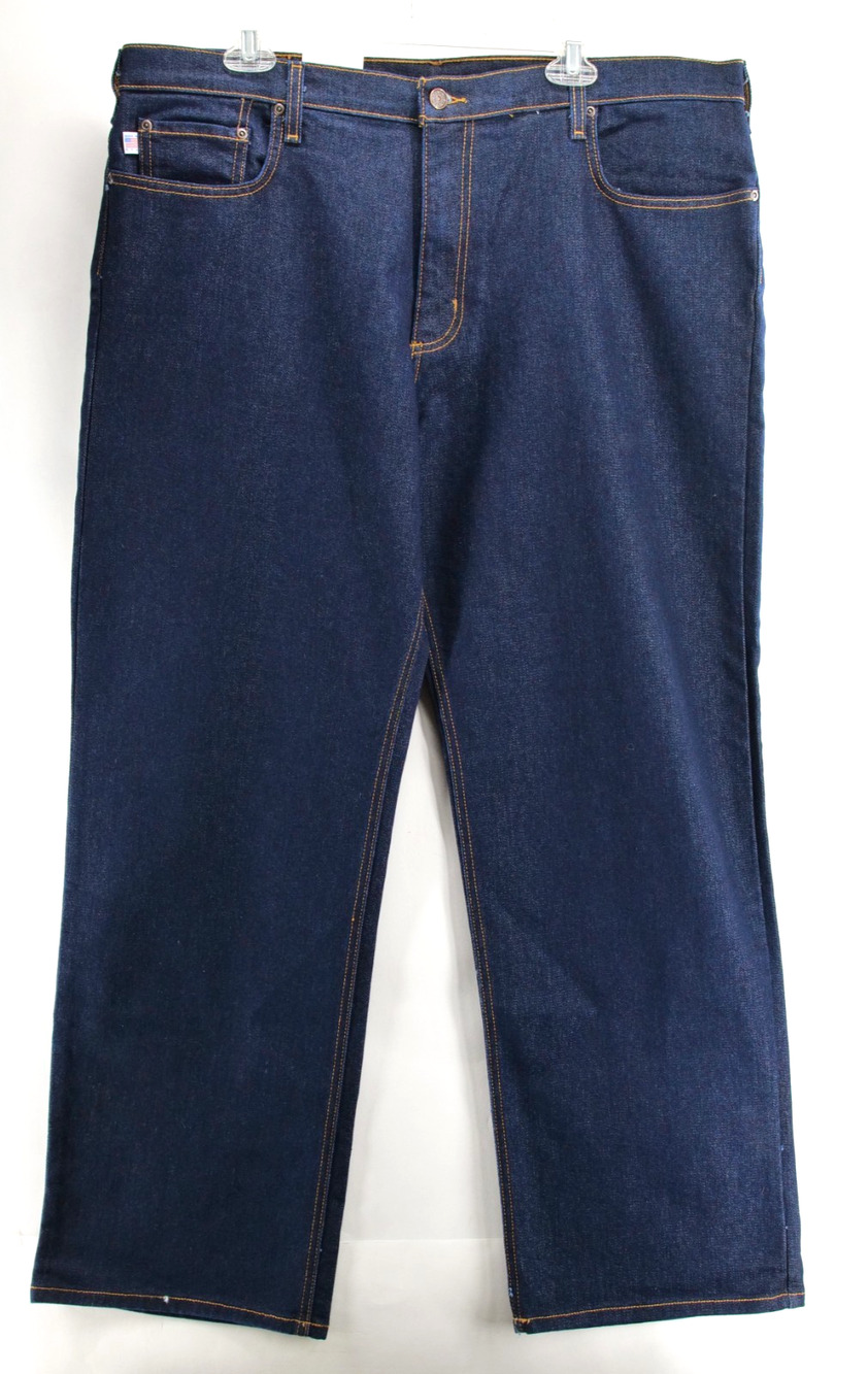 NWT All American Clothing Co. Dark Wash Jeans Mens 40x32 (Measures 30) Classic